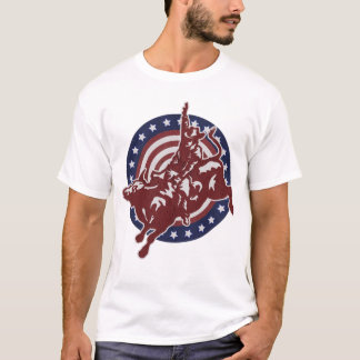 Bull Riding Rodeo Rider Cowboy  T-shirt