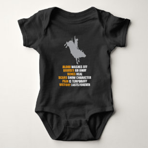 Bull Riding Rodeo Texas Ranch Rider Cowboy Romper