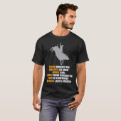 Bull Riding Rodeo Texas Ranch Rider Cowboy T-shirt (Voorkant volledig)