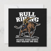 Bull Riding Sports Rider Cowboy Rodeo Country Gift Kaart (Voorkant)