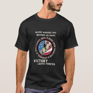 Bull Riding voor mannen Texas Rider America Wester T-shirt