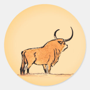 Bull Ronde Sticker