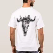 Bull Roos zwart-wit T-shirt (Achterkant)
