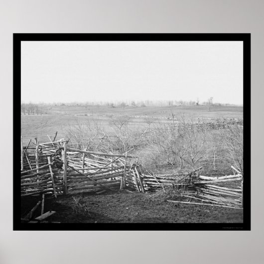 Bull Run Battlefield 1861 Poster (Voorkant)