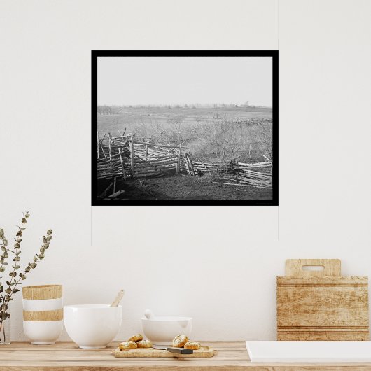 Bull Run Battlefield 1861 Poster (Keuken)
