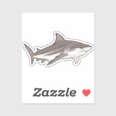 Bull Shark B Sticker (Vel)