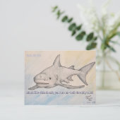 Bull Shark Briefkaart (Staand voorkant)