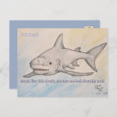 Bull Shark Briefkaart (Voorkant / Achterkant)