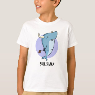 Bull Shark Funny Animal Shark Pun T-shirt