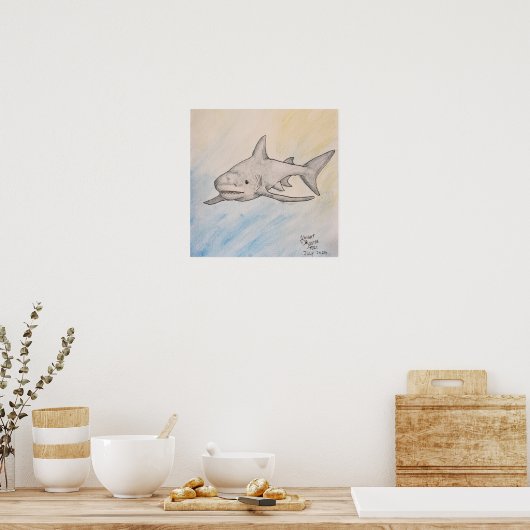 Bull Shark Poster (Keuken)