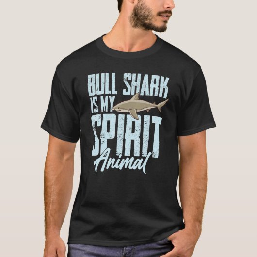 Bull Shark Teeth Animal Ocean T-shirt (Voorkant)