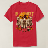 Bull Sheet Funny Koe Halloween Ghost T-shirt (Design voorkant)