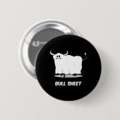 Bull Sheet Geest Grappig Halloween Ronde Button 5,7 Cm (Voorkant /achterkant)