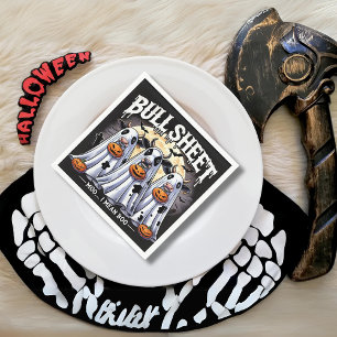Bull Sheet Moo Grappige stieren Halloween Servet