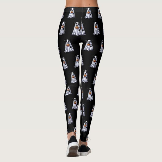 Bull Sheet spook Boo Happy Halloween Leggings (Achterkant)