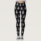 Bull Sheet spook Boo Happy Halloween Leggings (Voorkant)