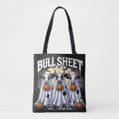 Bull Sheet / Stieren Grappig Halloween Tote Bag (Voorkant)