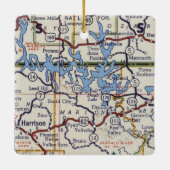 Bull Shoals Lake Keramisch Ornament (Achterkant)