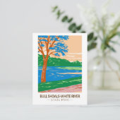 Bull Shoals - White River State Park Arkansas Briefkaart (Staand voorkant)