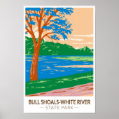 Bull Shoals - White River State Park Arkansas Poster (Voorkant)