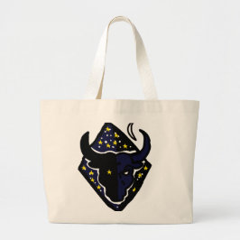 Bull Sign Spirit Tote – Steady Zodiac Personality Grote Tote Bag