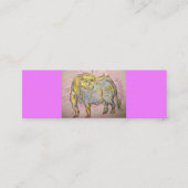 Bull Sketch Mini Visitekaartje (Voorkant)