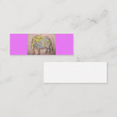 Bull Sketch Mini Visitekaartje (Voorkant / Achterkant)