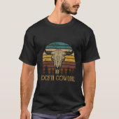 Bull Skull Cowhide Howdys Rock'In Cow T-shirt (Voorkant)