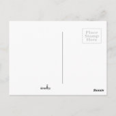 Bull Skull en Roos en grijze roze Abstracte kunst Briefkaart (Achterkant)