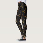 Bull Skull Gold Leggings (Links)