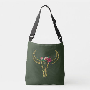 Bull Skull Gold Tas