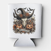 Bull Skull Halloween Koe Blikjeskoeler (Voorkant)