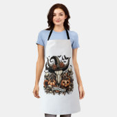 Bull Skull Halloween Koe Schort (Gedragen)