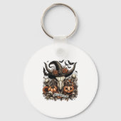 Bull Skull Halloween Koe Sleutelhanger (Voorkant)