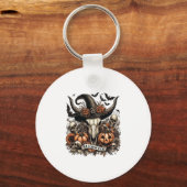 Bull Skull Halloween Koe Sleutelhanger (Voorkant)
