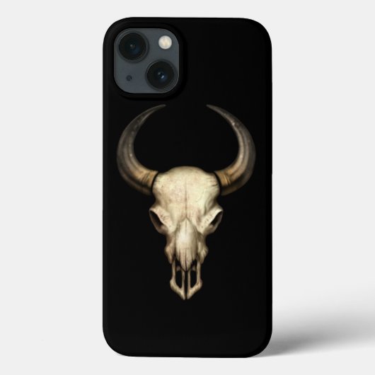 Bull Skull op Black Case-Mate iPhone Case (Achterkant)