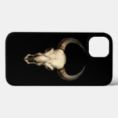 Bull Skull op Black Case-Mate iPhone Case (Achterkant (horizontaal))