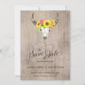 Bull Skull Save the Date (Voorkant)