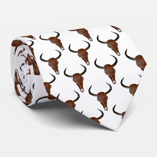 Bull Skull Stropdas (Opgerold)