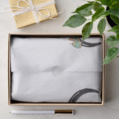 Bull Skull Sunflowers Tissuepapier (Geschenk)