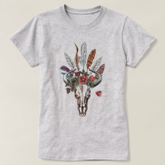 Bull Skull T-shirt (Design voorkant)