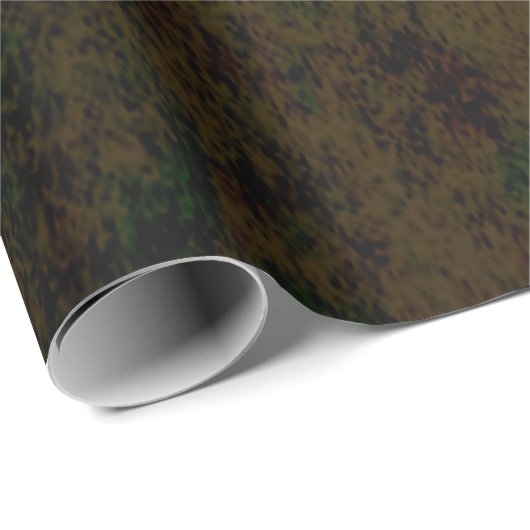 Bull Skull Western Land Brown Old Rustige Grunge Cadeaupapier (Rol Hoek)