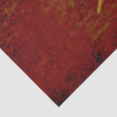 Bull Skull Western Land Brown Rustic Grunge Art Tissuepapier (Detail)