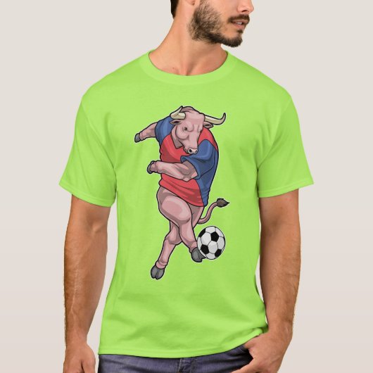 Bull Soccer speler T-shirt (Voorkant)
