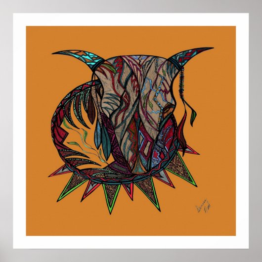 Bull Spirit Reproduction Poster (Voorkant)