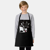 Bull symbool Nieuw jaar 2021 Chinees kalender zwar Schort (Gedragen)