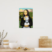 Bull Terrier 1 - Mona Lisa Poster (Keuken)