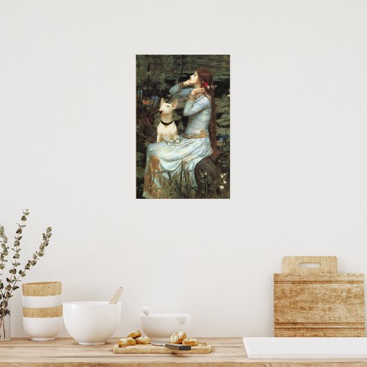 Bull Terrier 1 - Ophelia Seated Poster (Keuken)