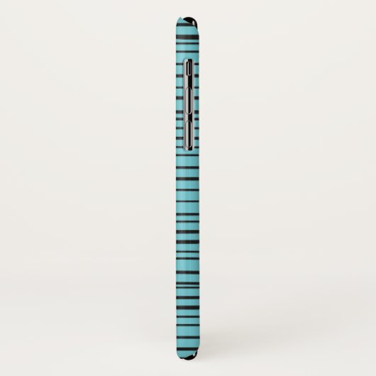 Bull Terrier and Grunge Stripes Pattern Case-Mate iPhone Case (Achterkant/links)