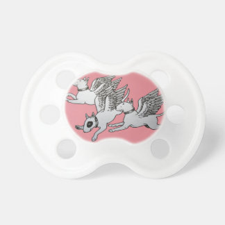 Bull Terrier Baby Pacifier/Dummy Speen